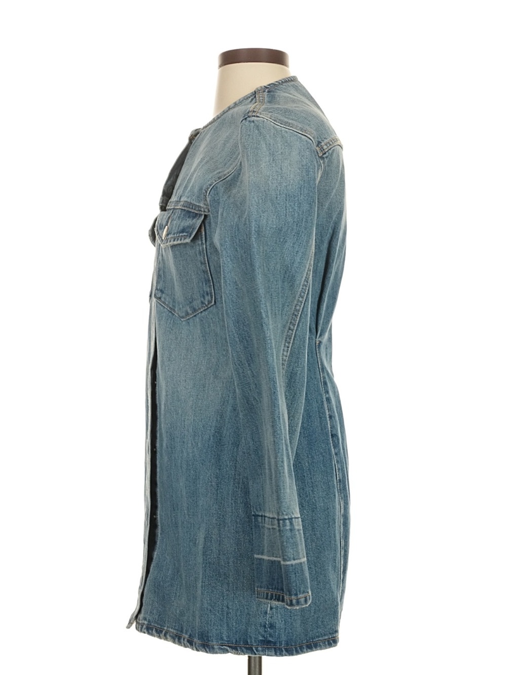 Zara Denim Longline Jacket Dress - Picture 4 of 4